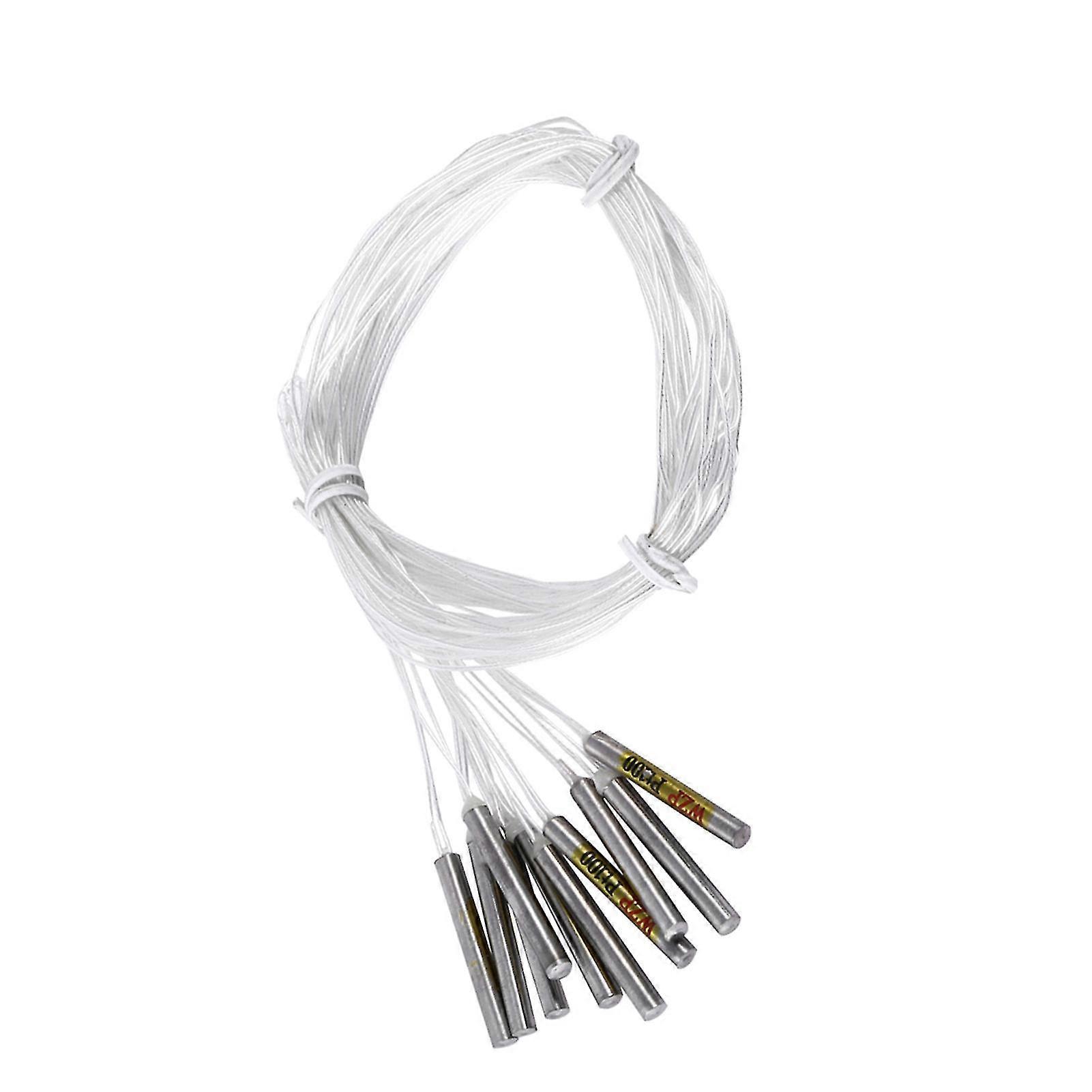 PT100 Waterproof Sensor Probe for Temperature Controller (10pcs)