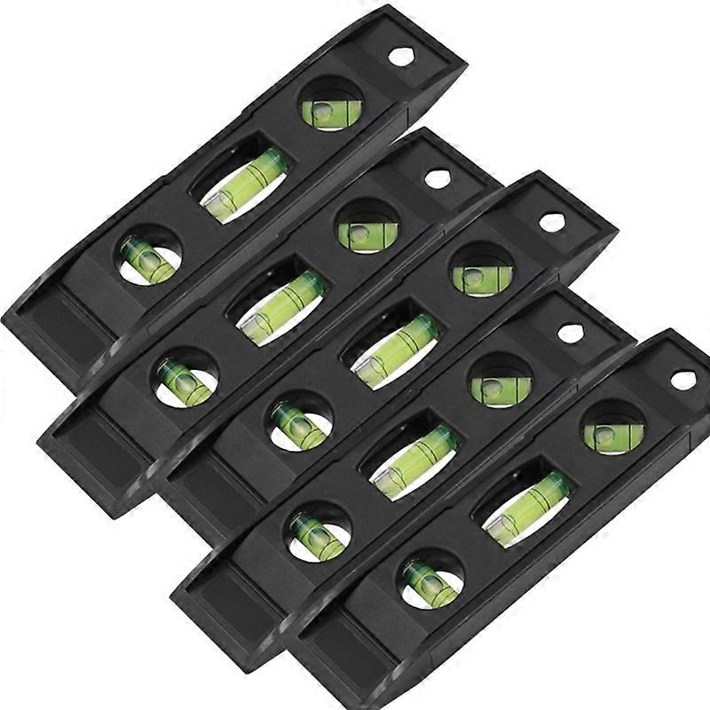 1-5pcs Magnetic Torpedo Level 3 Spirit Level Bubble Magnetic Ruler Level Measuring Instrument Tool Multifunctional Horizontal Ruler