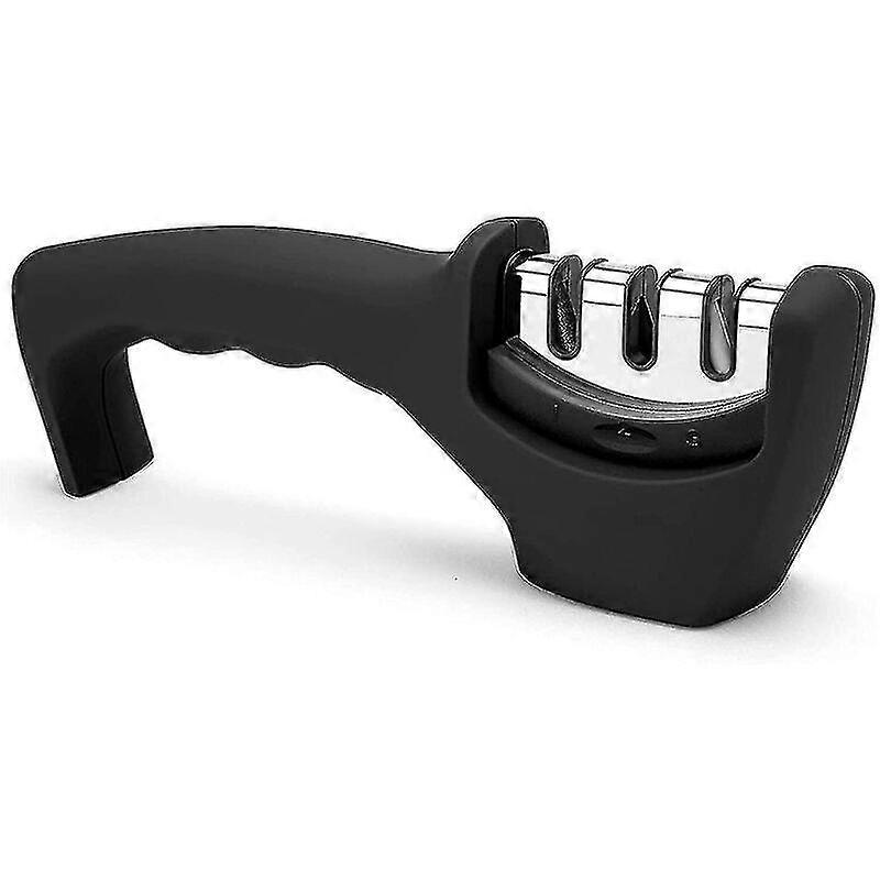Kitchen Sharpener, Healwe 3-step Manual Knife Sharpener, Healwe Pencil Sharpener Gift