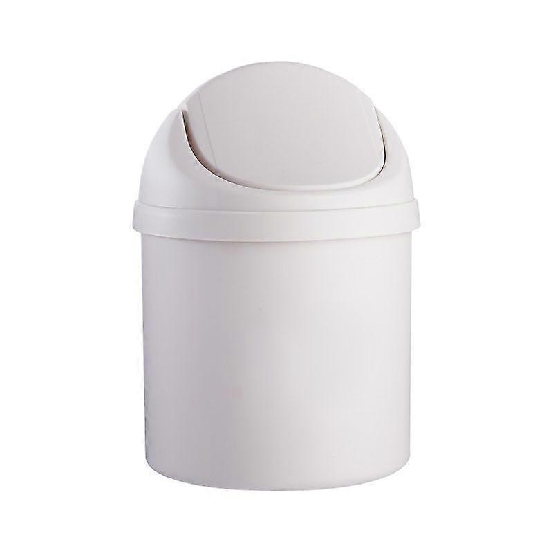 1pc Mini plastic Waste Can with Swing Lid