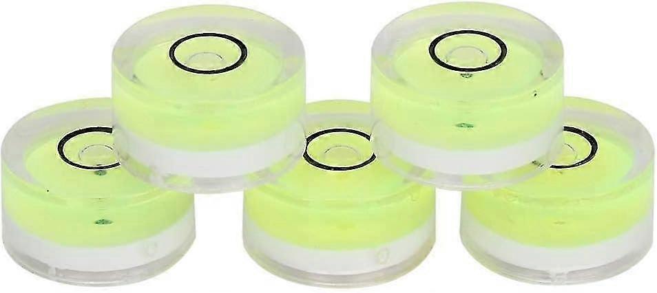 Mini Round Level Bubble, 5pcs 15mm Diameter Measuring Tool, For Balance Scale, Electronic Scale, Camera Platform - q36/YY