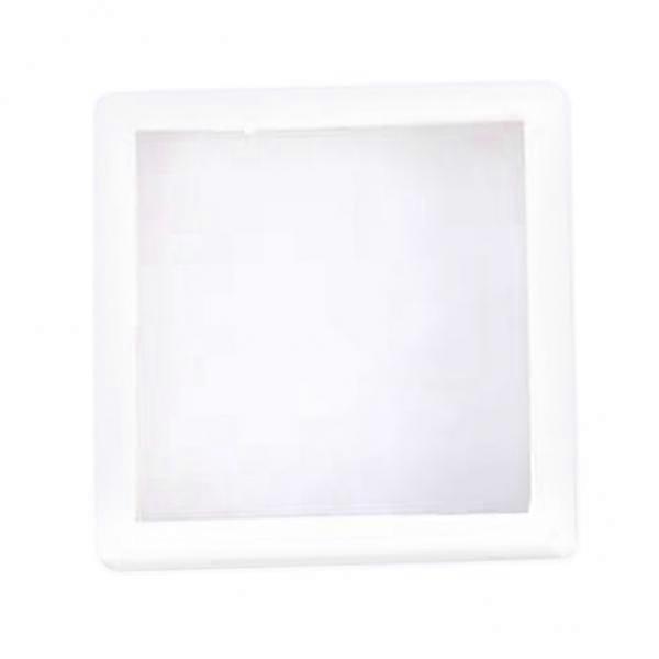 6xAcryl Schmuck Display Lose Diamant Perlen Organizer Vitrine 4x4cm Weiß