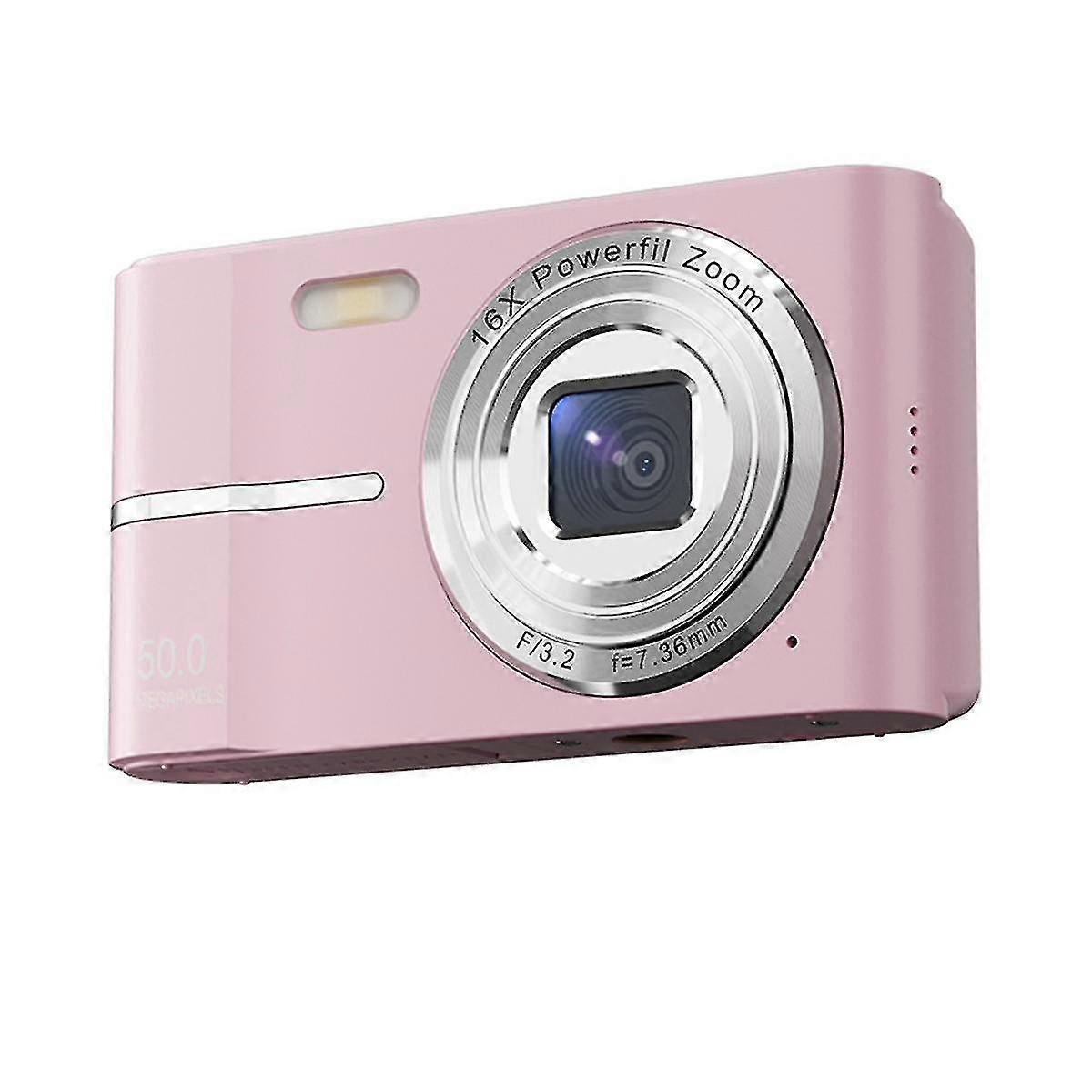 2.4 Inch Retro Digital Camera 4K HD Small Portable CMOS Mini Camera 50MP 16x Zoom Video Recorder Camera