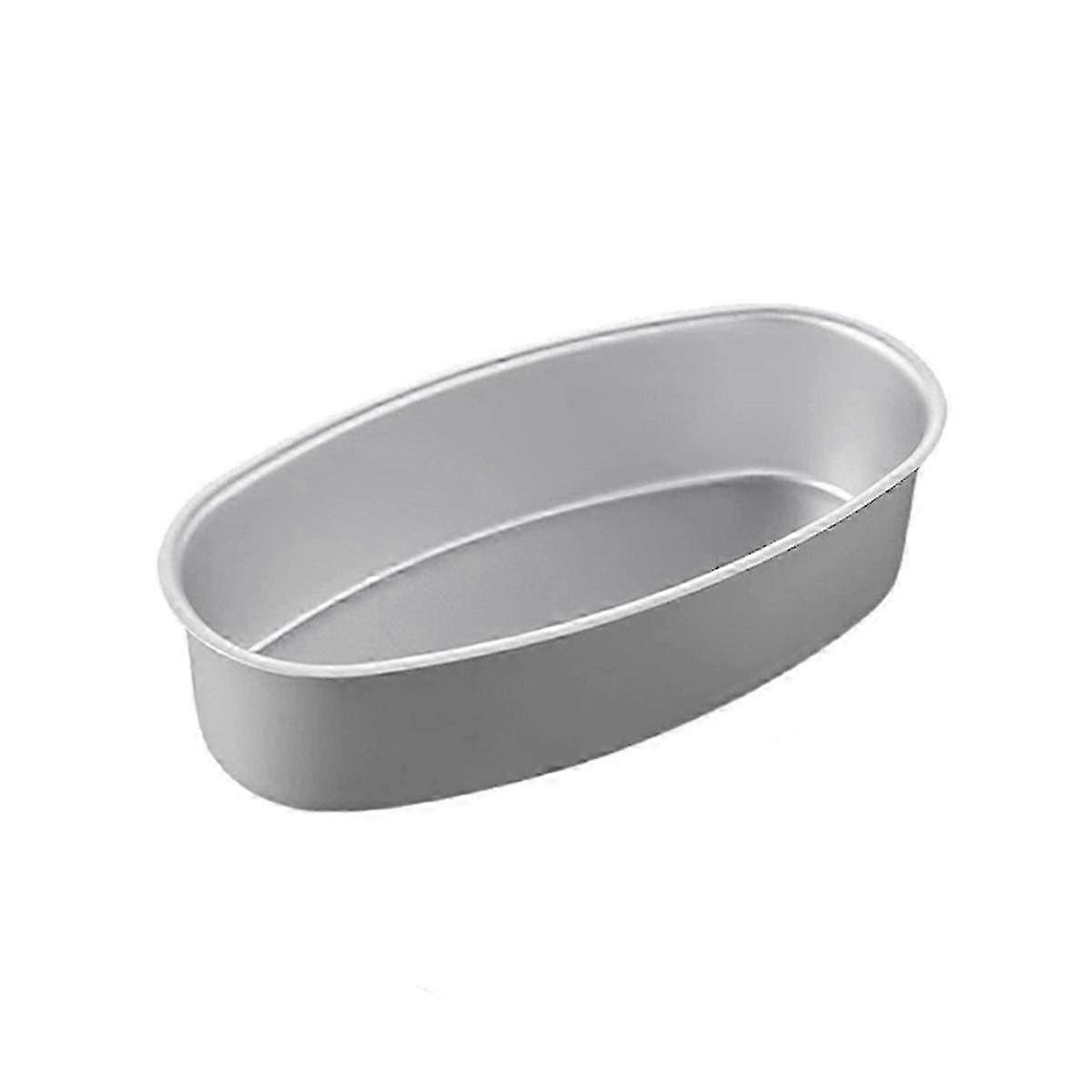 10pcs Mini ovale Eiform Aluminiumlegierung Metall Käsepfanne Kuchen Form Brot Form Tarte Halter Pudding Gelee Dose