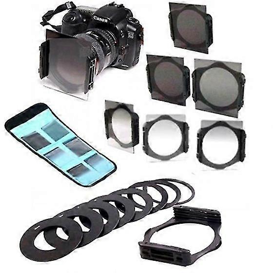 17 En 1 Objectif D’appareil Photo Numérique Progressif Nd Filtre Ensemble compatible Cokin P Series+