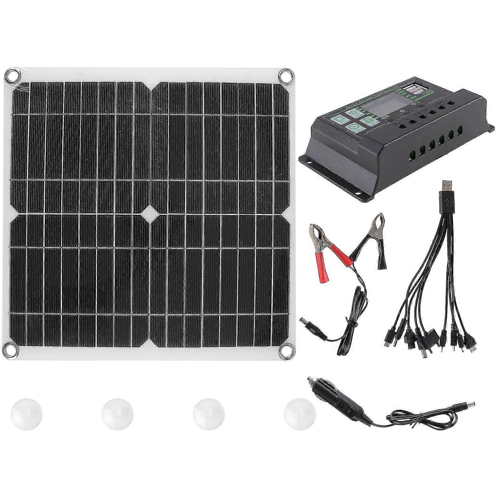 1 uppsättning 200W utomhus solpanel monokristallin kisel solpanel