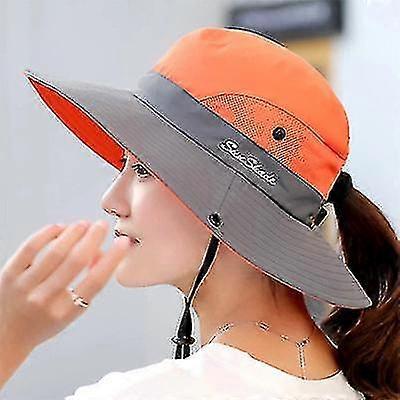 屋外サンシェードフィッシャーマンハット折りたたみ式ワイドブリムヘッドハットサンハット