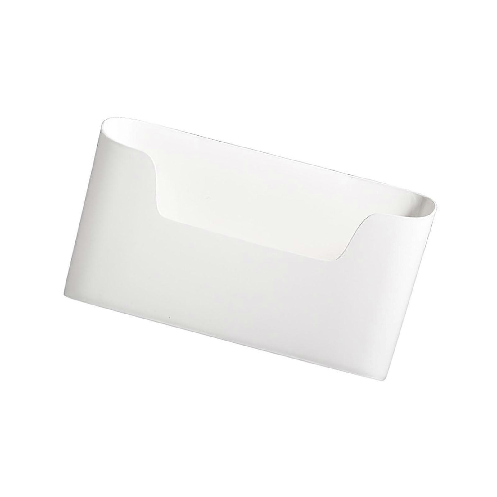 Wall Mounted Storage Box Multifunctional Punch Free Desktop Storage Box for Home Bathroom