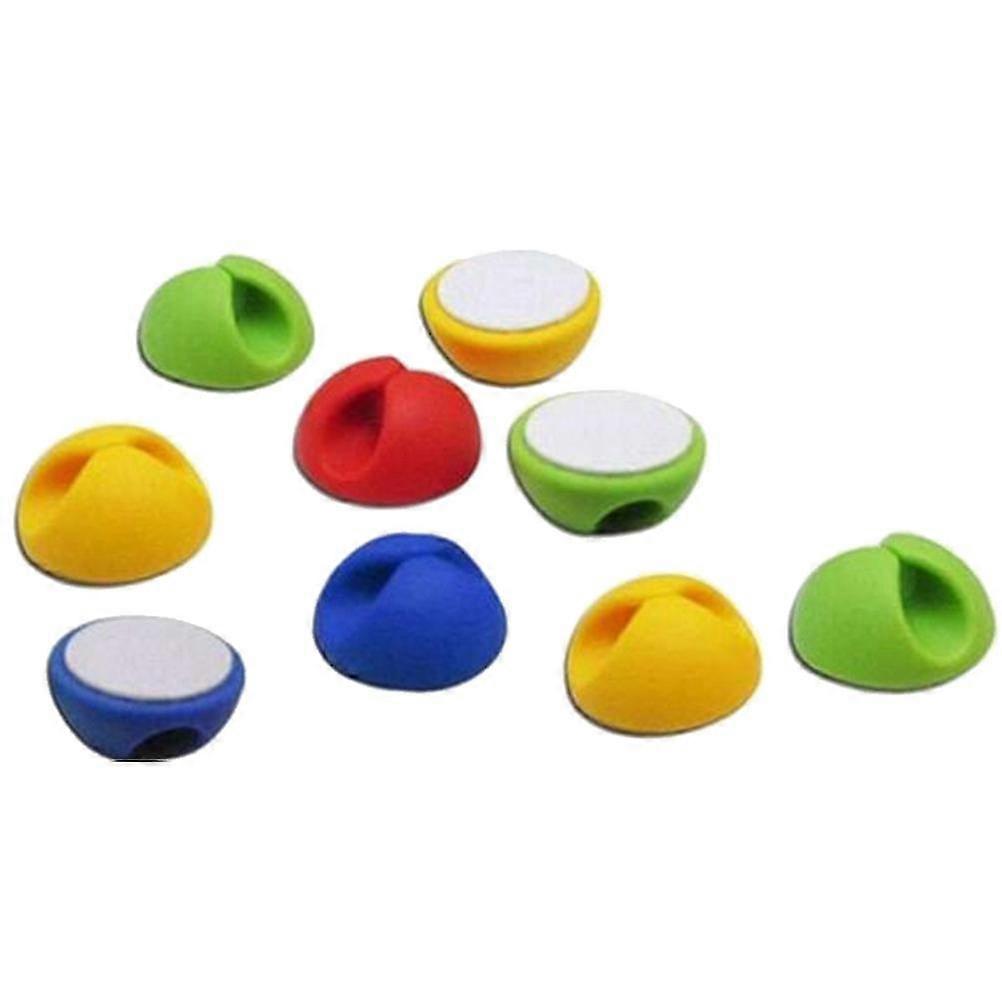 6pcs Portable Cable Winder Organizer Wrap Wire Winder Headphone Cable Storage Manager(color Randomization)