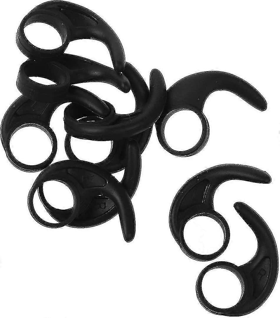 5ペアシリコンイヤホンイヤホンイヤホンフィンウィングスアダプター滑り止め