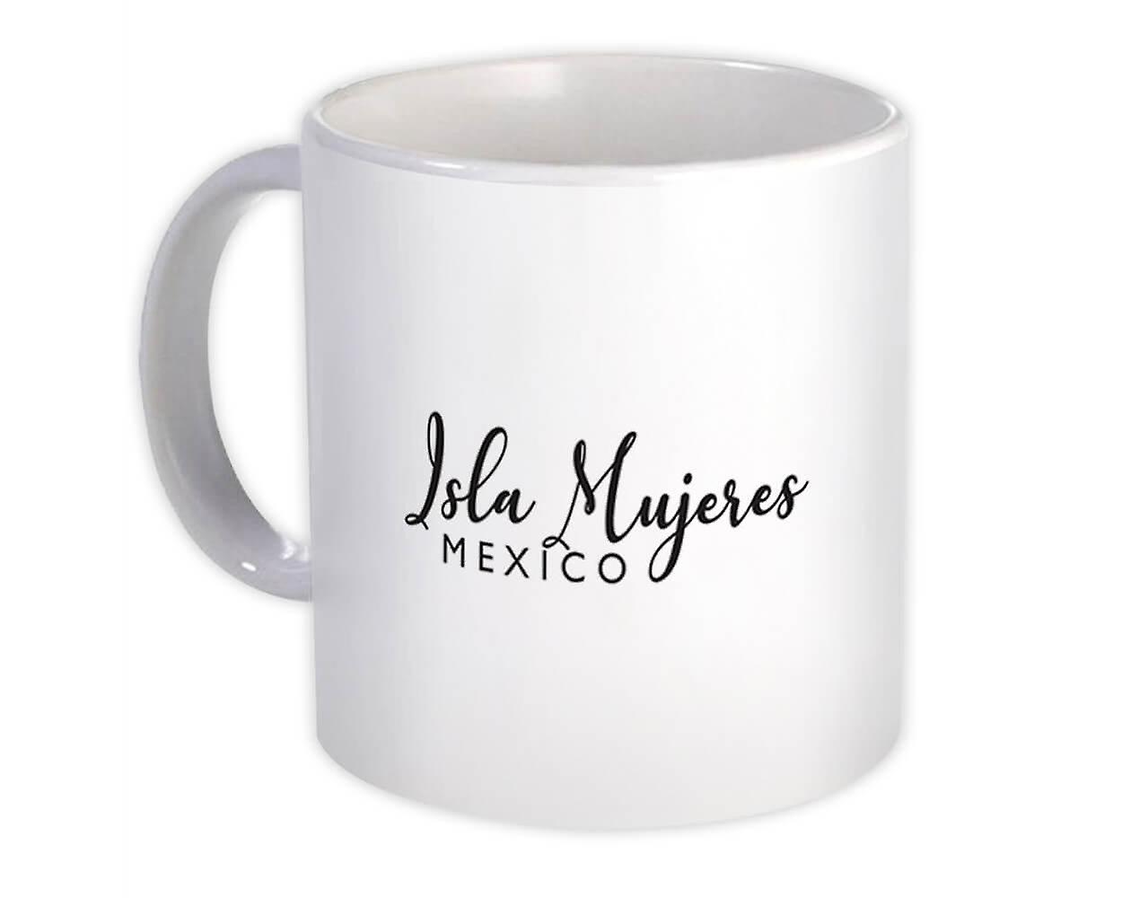 Gift Mug: Isla Mujeres Cursive