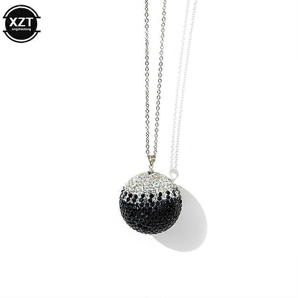 auton kristallipalloriipus auton taustapeili riipus bling bling pallo auton interiot koristelu auton tarvikkeet