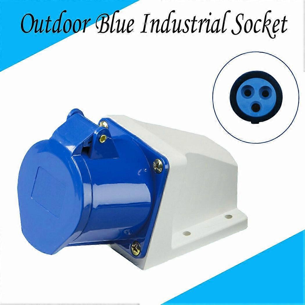 126 X 50 Mm Industrial Socket 16A 220V Compressors Durable For Caravans