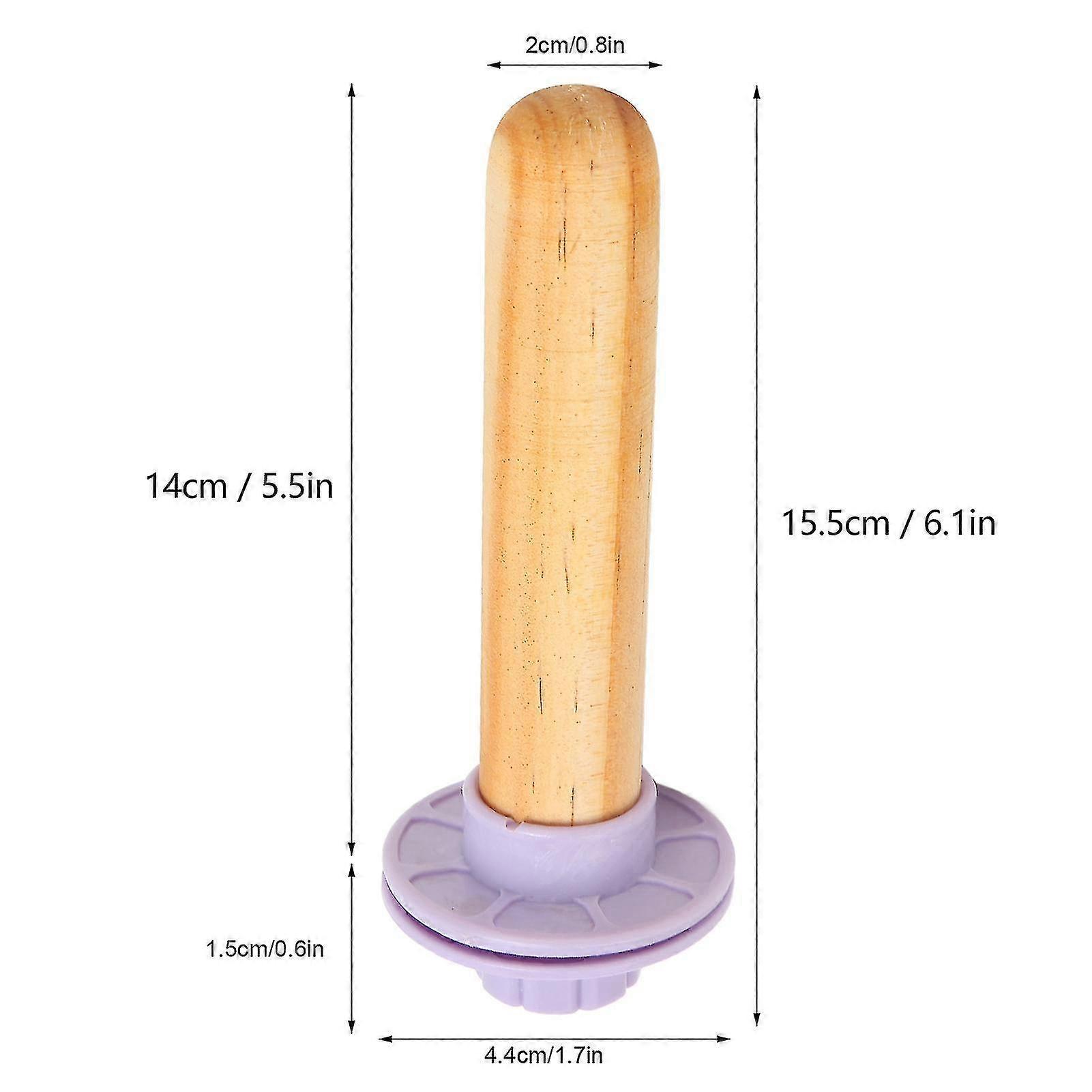 Jouet de support de perroquet en bois violet pour calopsittes inséparables et perruches