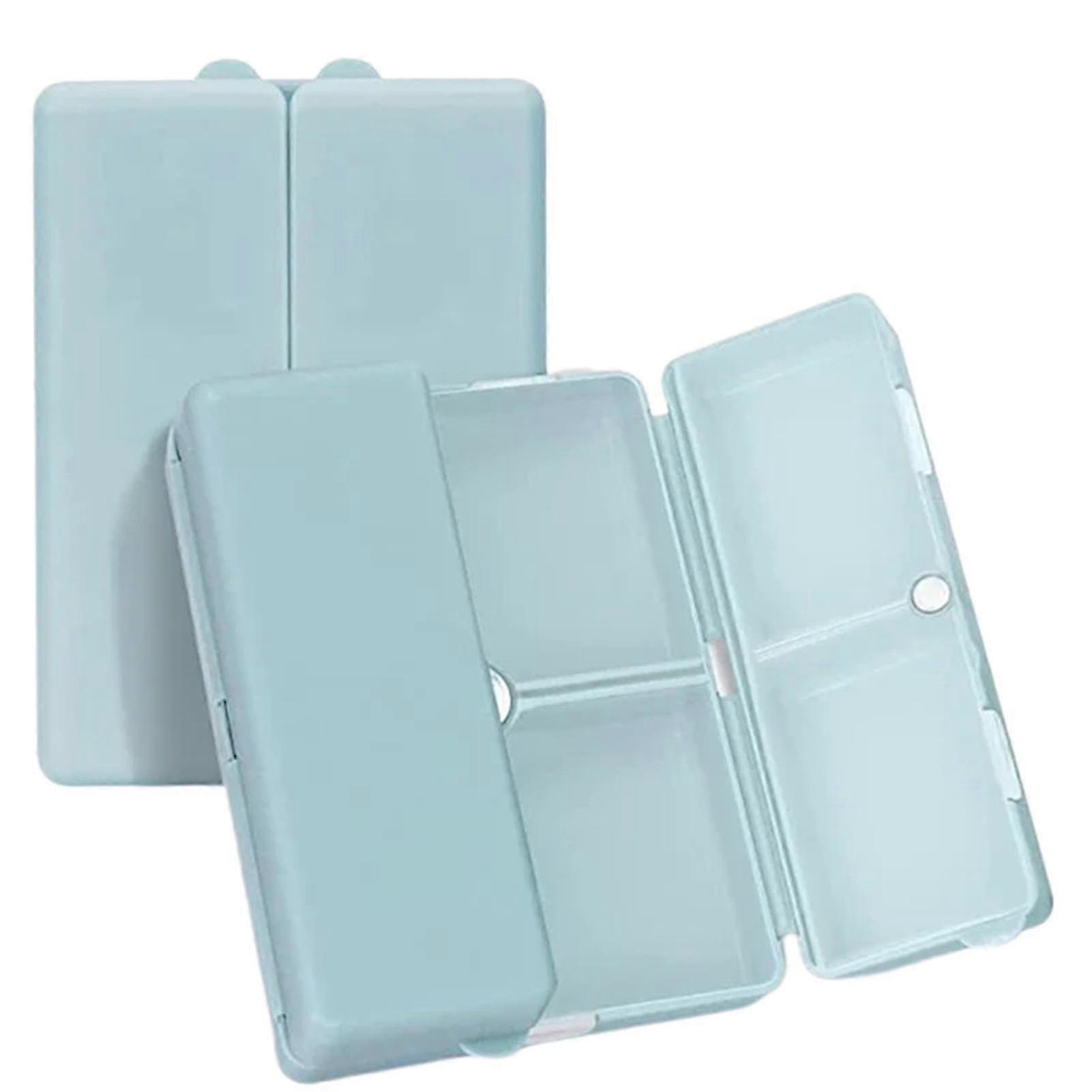 Medicine Organizer 7 Compartments Portable Tablets Case Folding