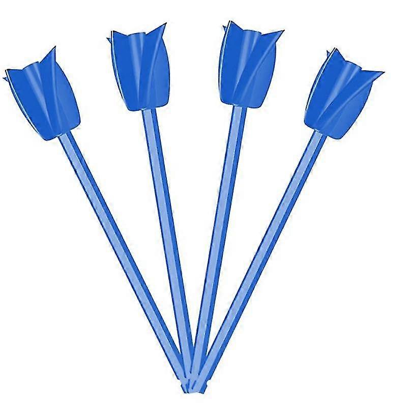 4pcs Epoxy Mixing Stick Paint Stirring Rod Cement Paint Mixer Attachment With Drill Chuck For Oil P