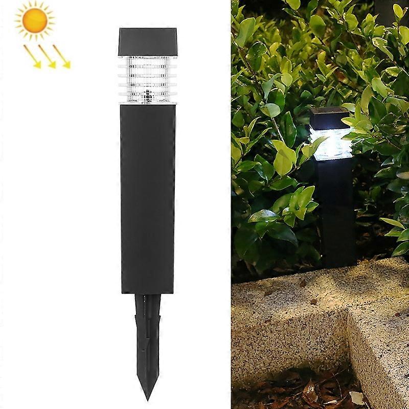 Solar Outdoor Square Column Lawn Light