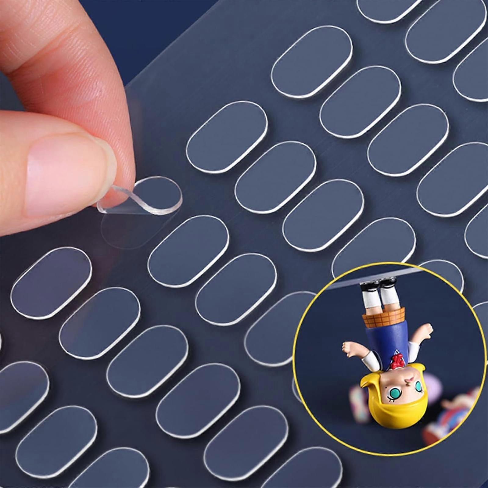 400pcs Clear Gel Glue Dots, Double Sided Adhesive Dots Removable Sticky Putty No Trace Adhesive Putty for Crafts Balloons Party Decor