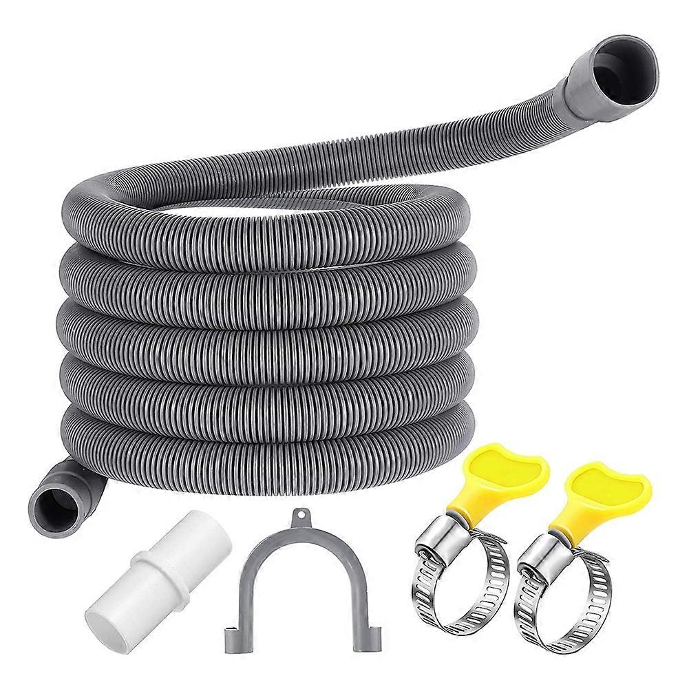 Washing Machine Drain Hose 10 Ft Flexible Dishwasher Drain Hose Extension Kits Corrugated Washer Di