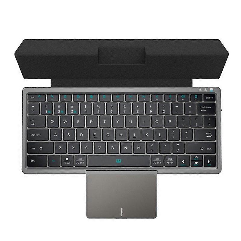 78 key hidden touchpad portable wireless Bluetooth keyboard
