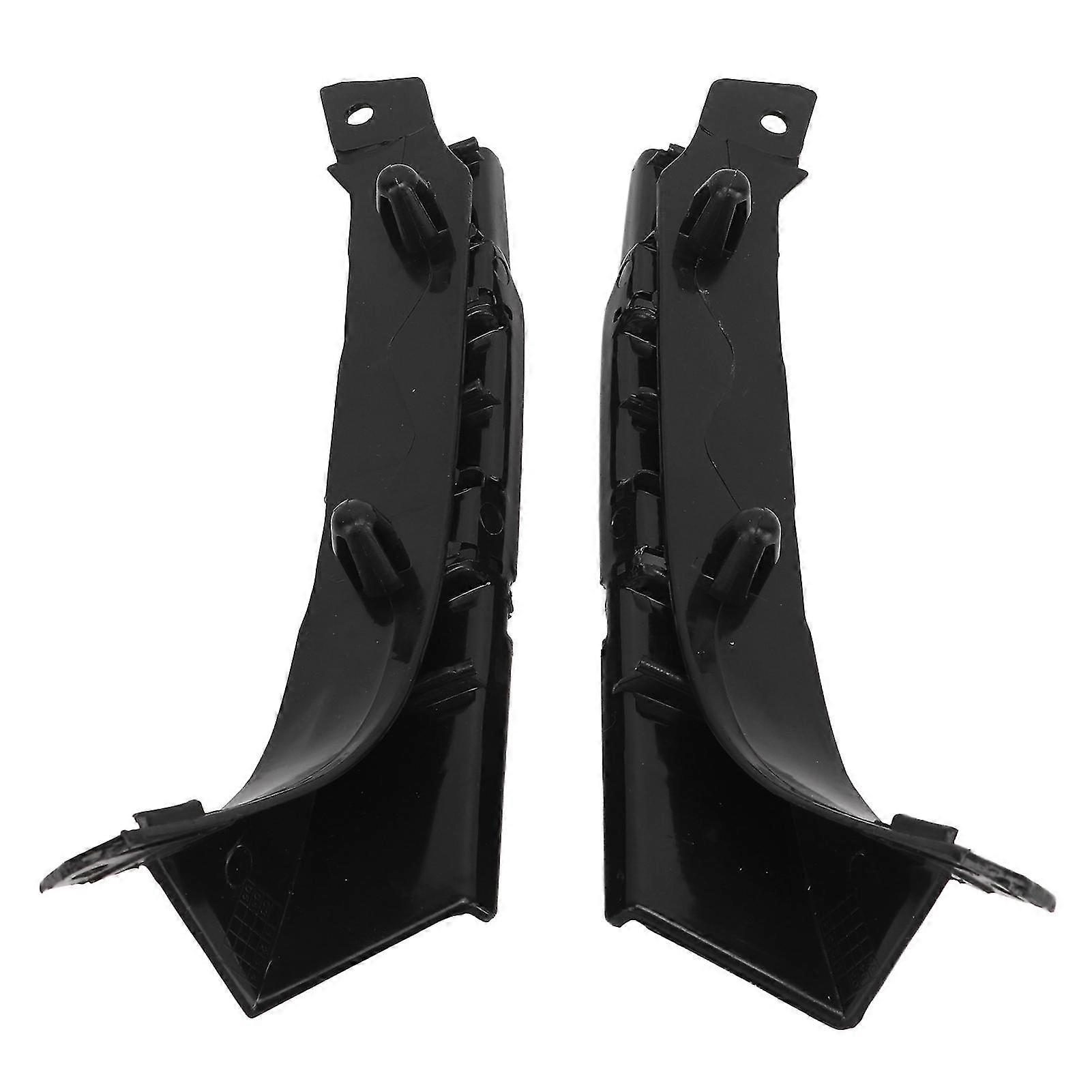 X5 Bumper Bracket Pair Black Strong Scratch Resistant 2004 to 2006