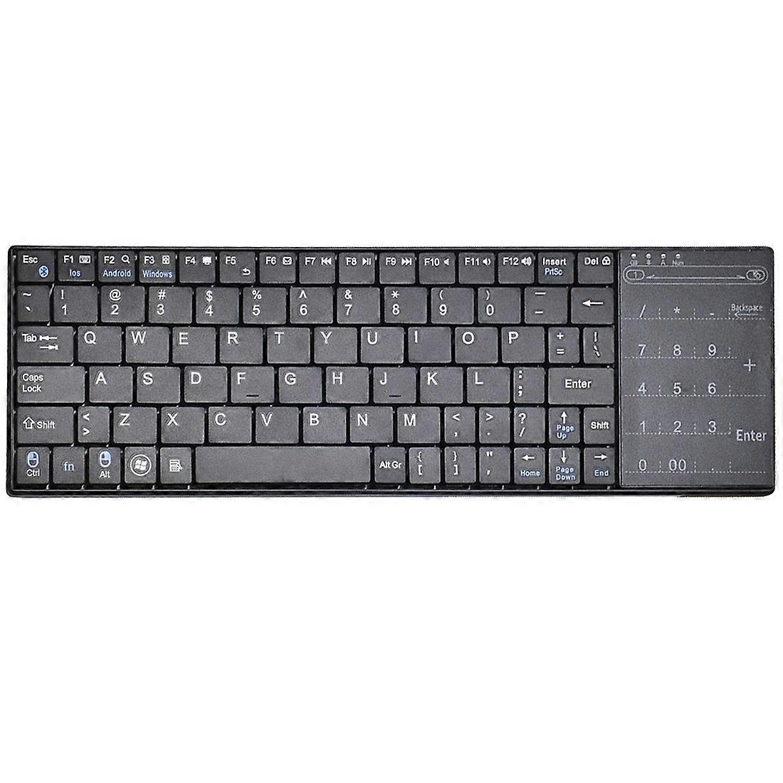 ABS Wireless Chargeable Bluetooth Touch Keyboard