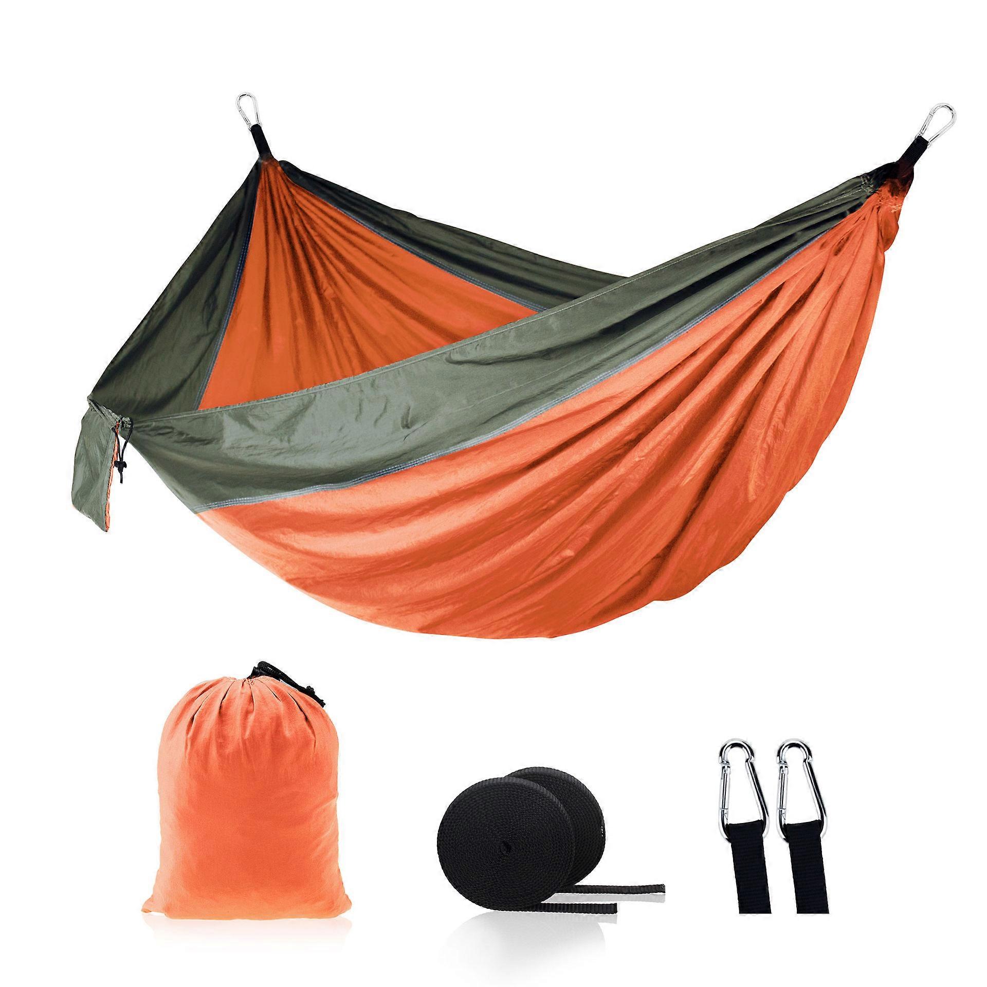 Camping Hammock Double & Single Portable Hammocks With 2 Tree Straps,portable