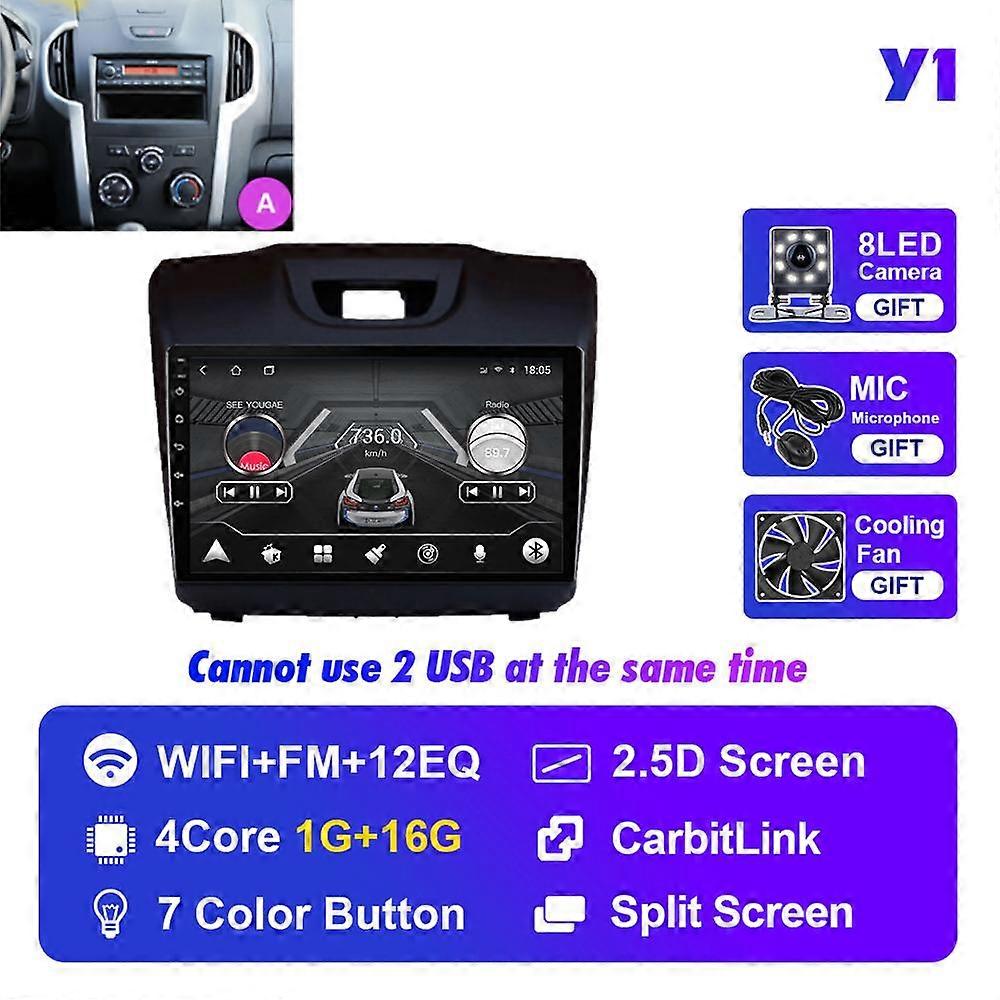 for Chevrolet S10 Isuzu DMAX D-Max 2014-2018 Car Radio Multimedia Autoradio Audio Video Player Navigation DSP GPS RDS