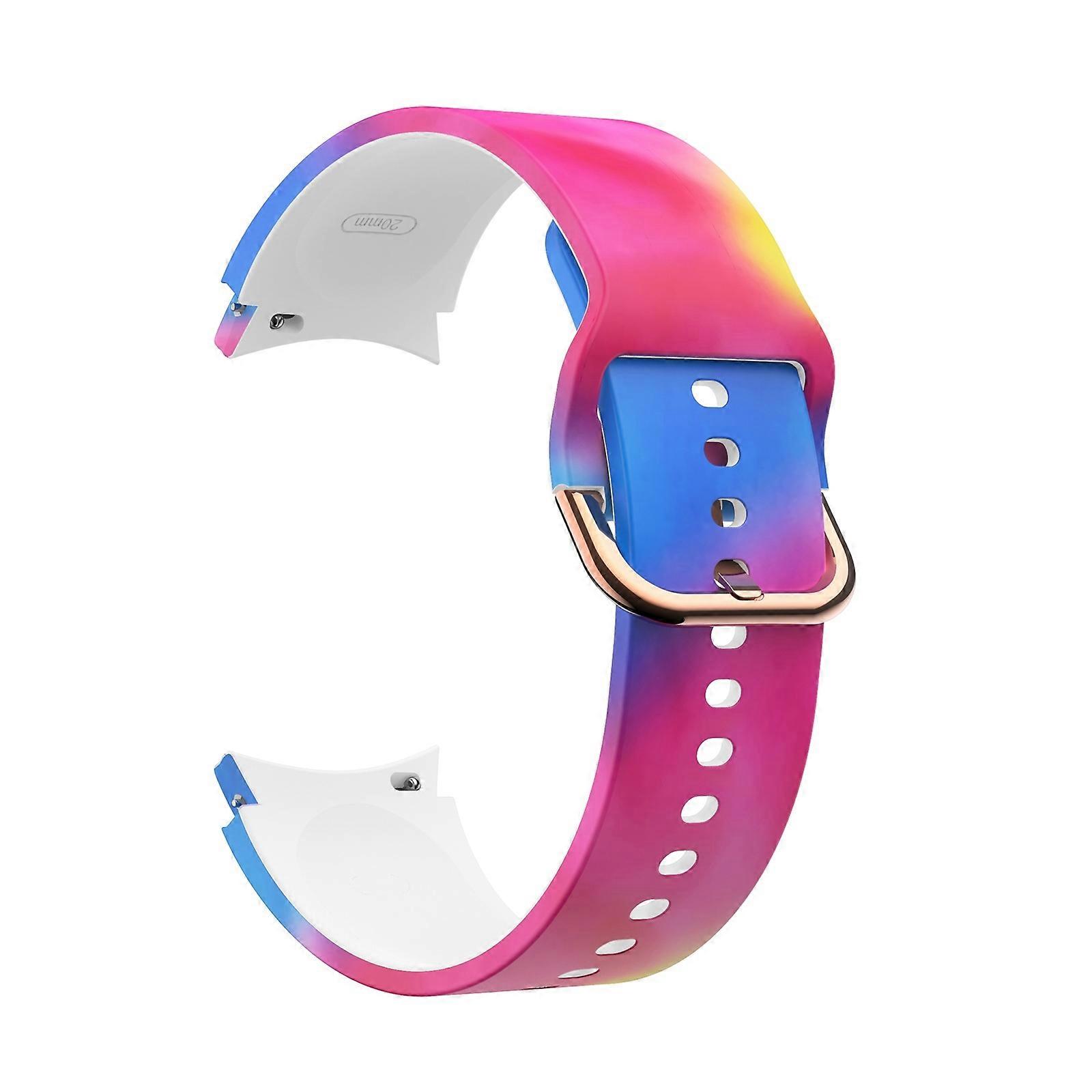 For Samsung Galaxy Watch4 / Watch4 Classic Silicone Strap
