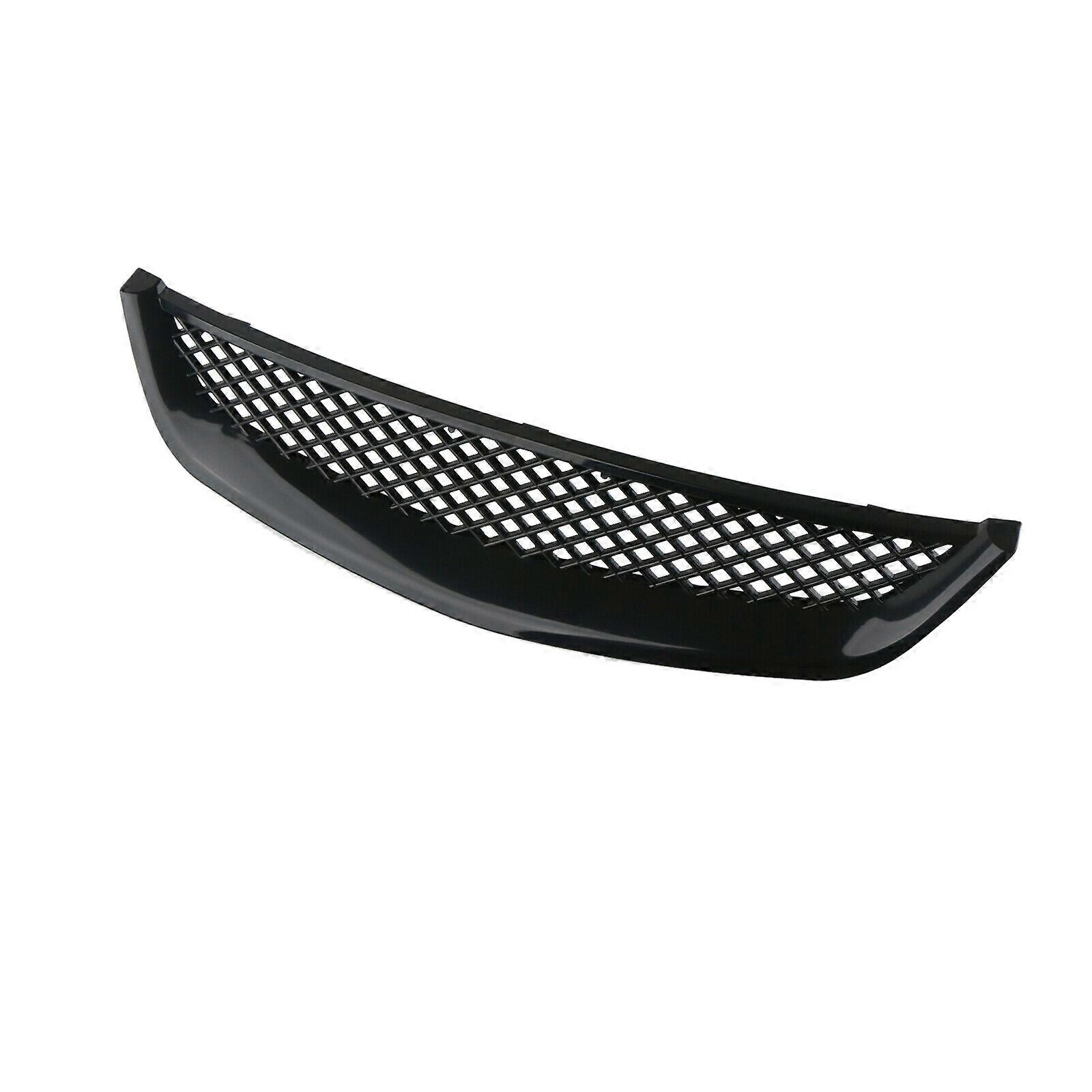 Car Gloss Black Mesh ABS Front Hood Grille Grill for JDM Type R 2001-2003