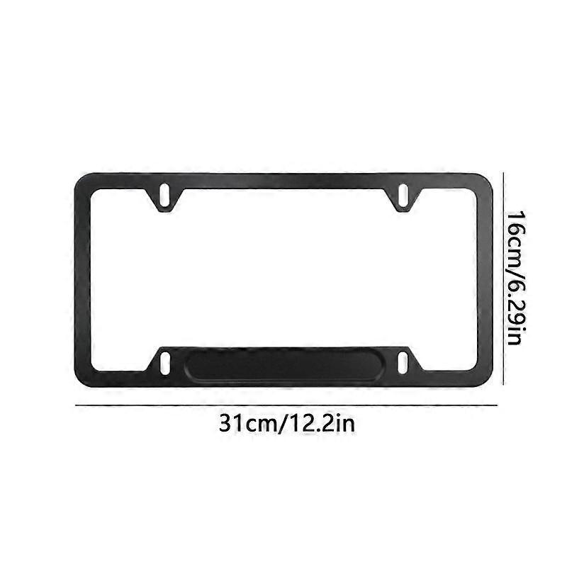 Car Front License Plate Bracket Auto Front Bumper Number Plate Brackets Mount Vehicle Registration Plate Frame Reg Mark Holder