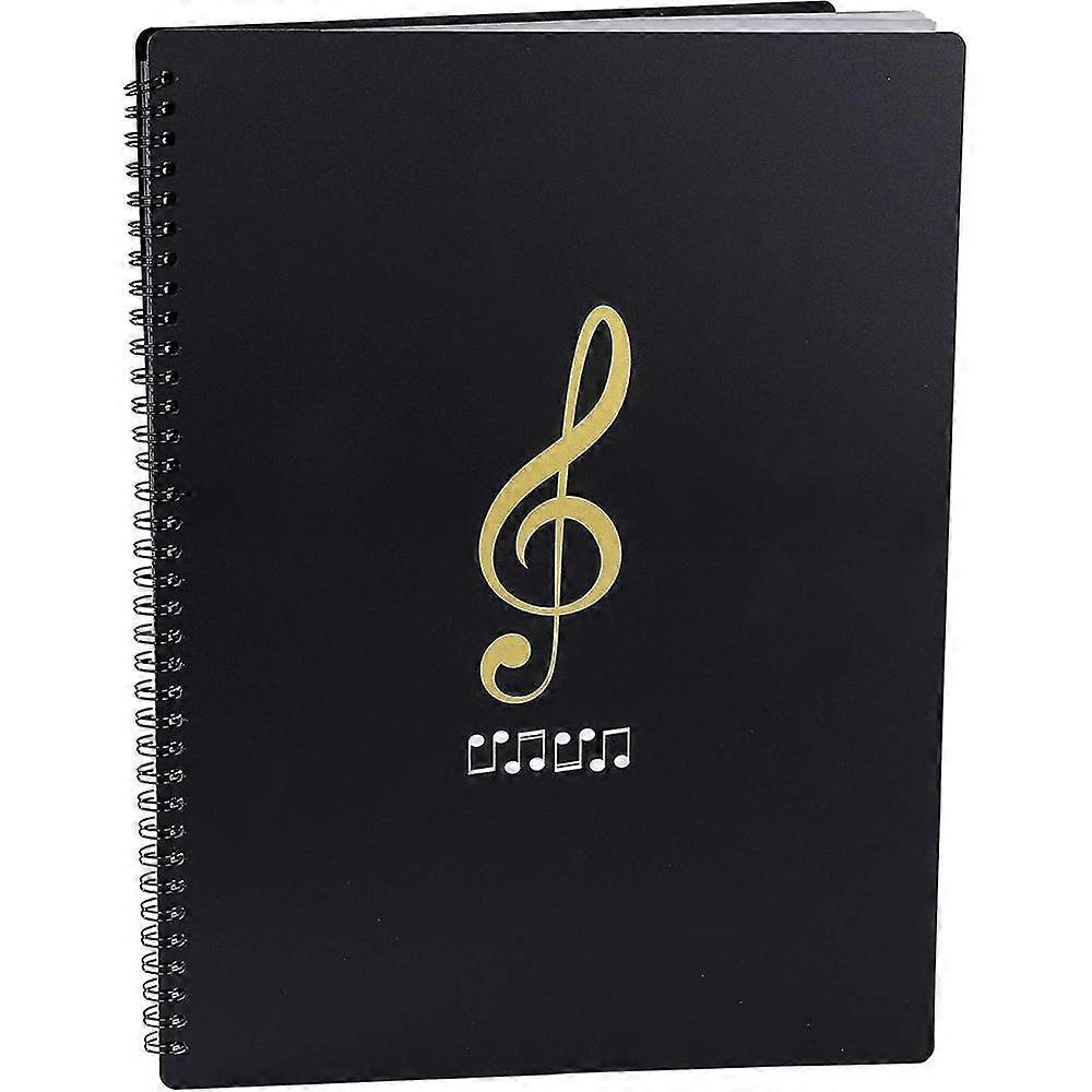 Music Folder For Sheet Music While Playing A4 Size Paper Documents Holder Storage 30 Pockets Clef NGD HJQ