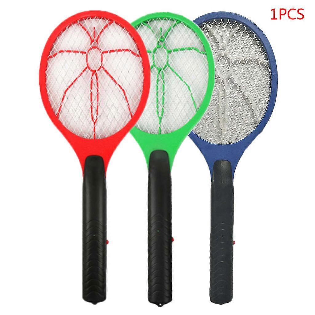 Electric Anti Mosquito Swatter Cordless Battery Power Insects Fly Killer Bug Zapper Racket Summer