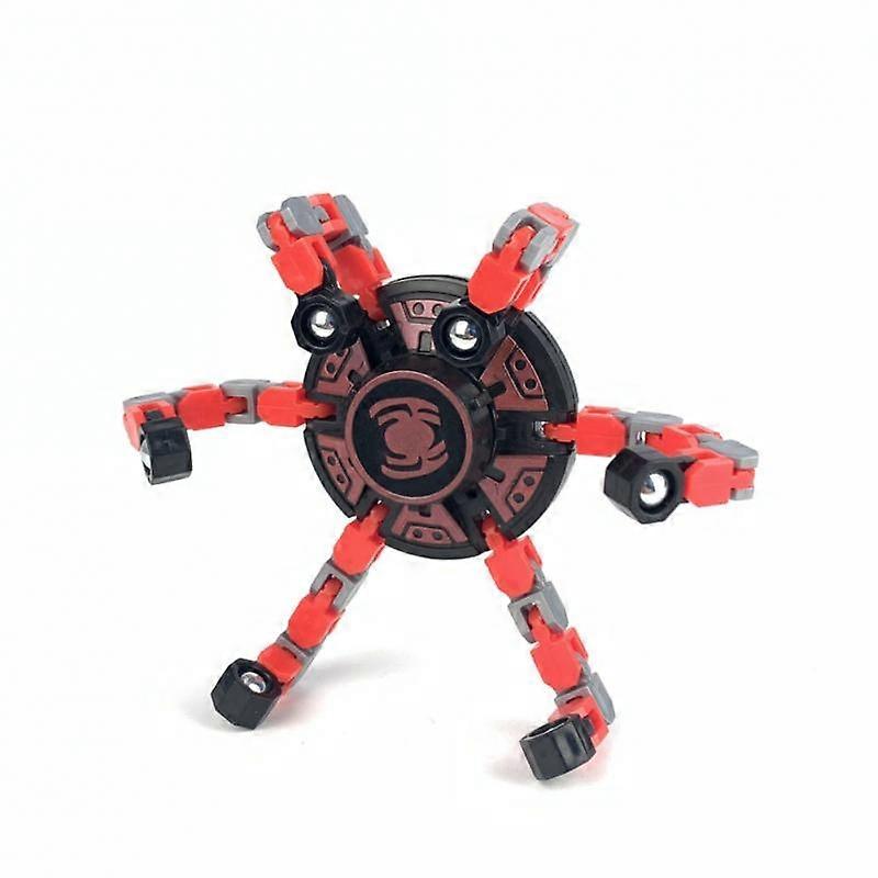 Mechanical Fidget Spinner DIY Deformable Fingertip Gyro Fidget Toy Relief Stress