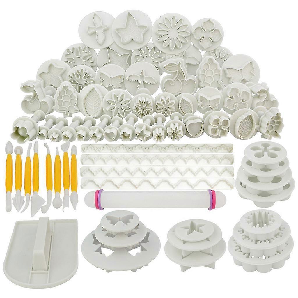 Fondant Cake Decorating Modelling Tools Multiple Patterns Flower Decoration
