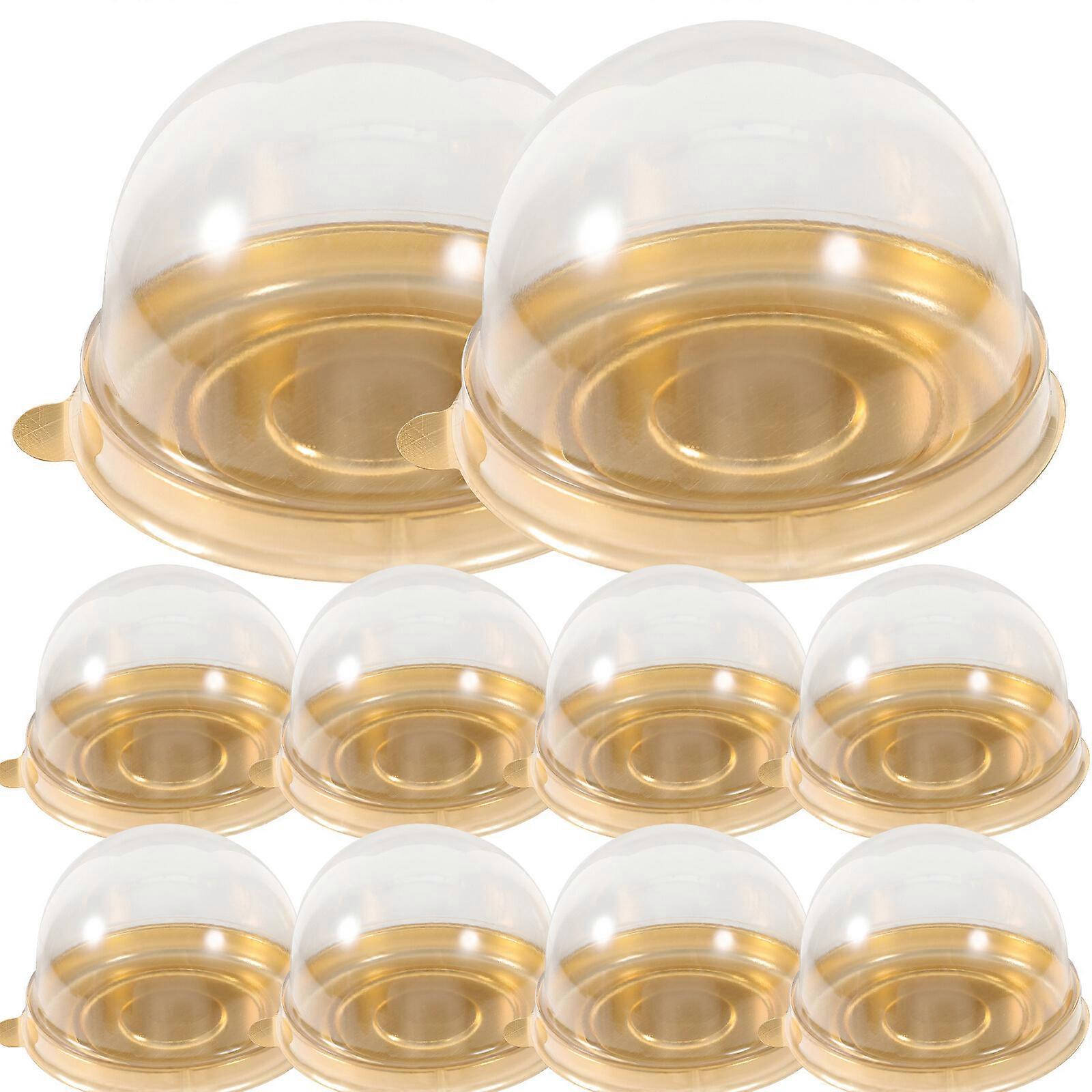 50Pcs Cake Packing Cases Individual Cupcake Boxes Cake Containers Baking Supplies