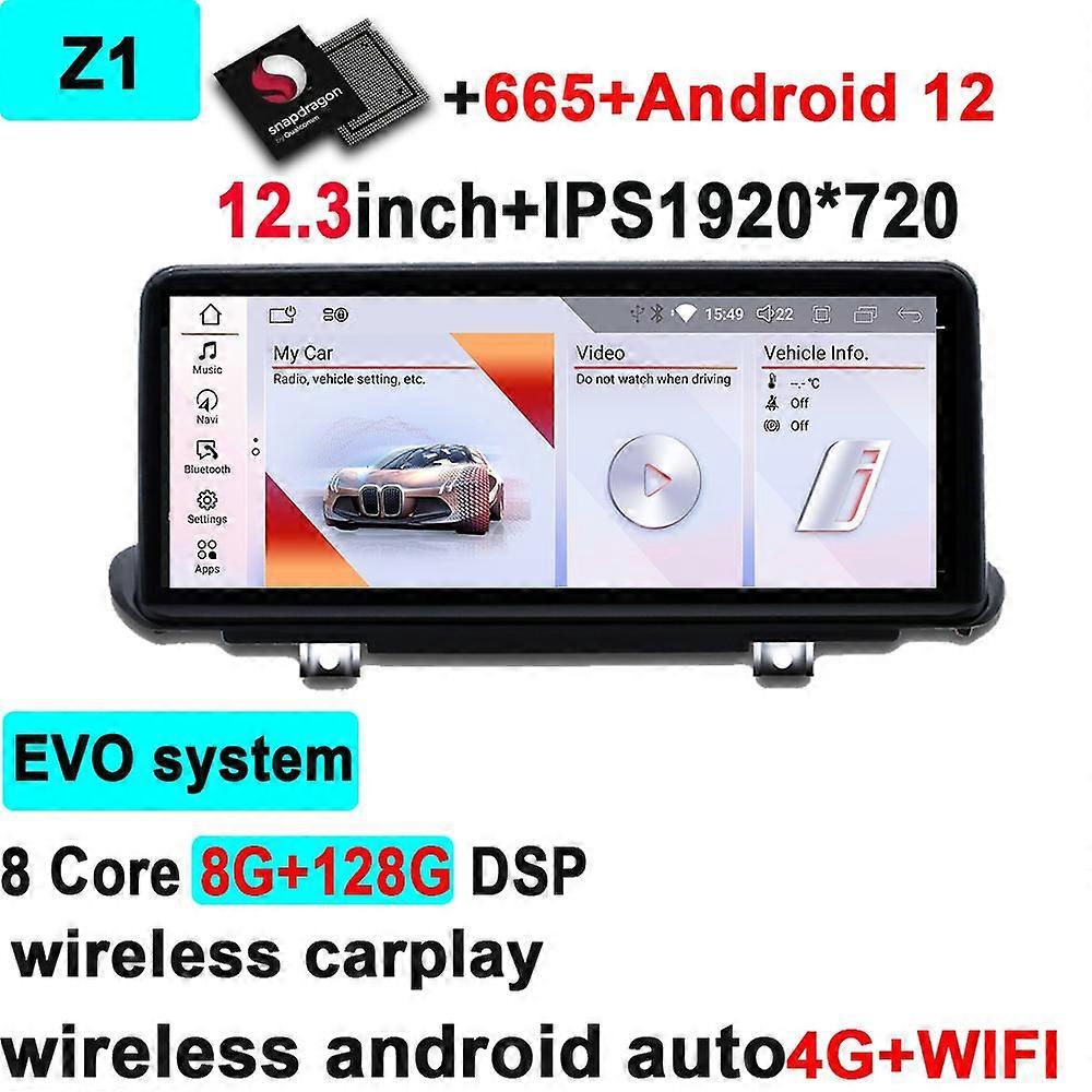 JingTian Car Carplay Android Auto Navigation Multimédia Radio Audio Vidéo Lecteur pour BMW X5 F15 X6 F16 2014 2015 2016 2017-2019