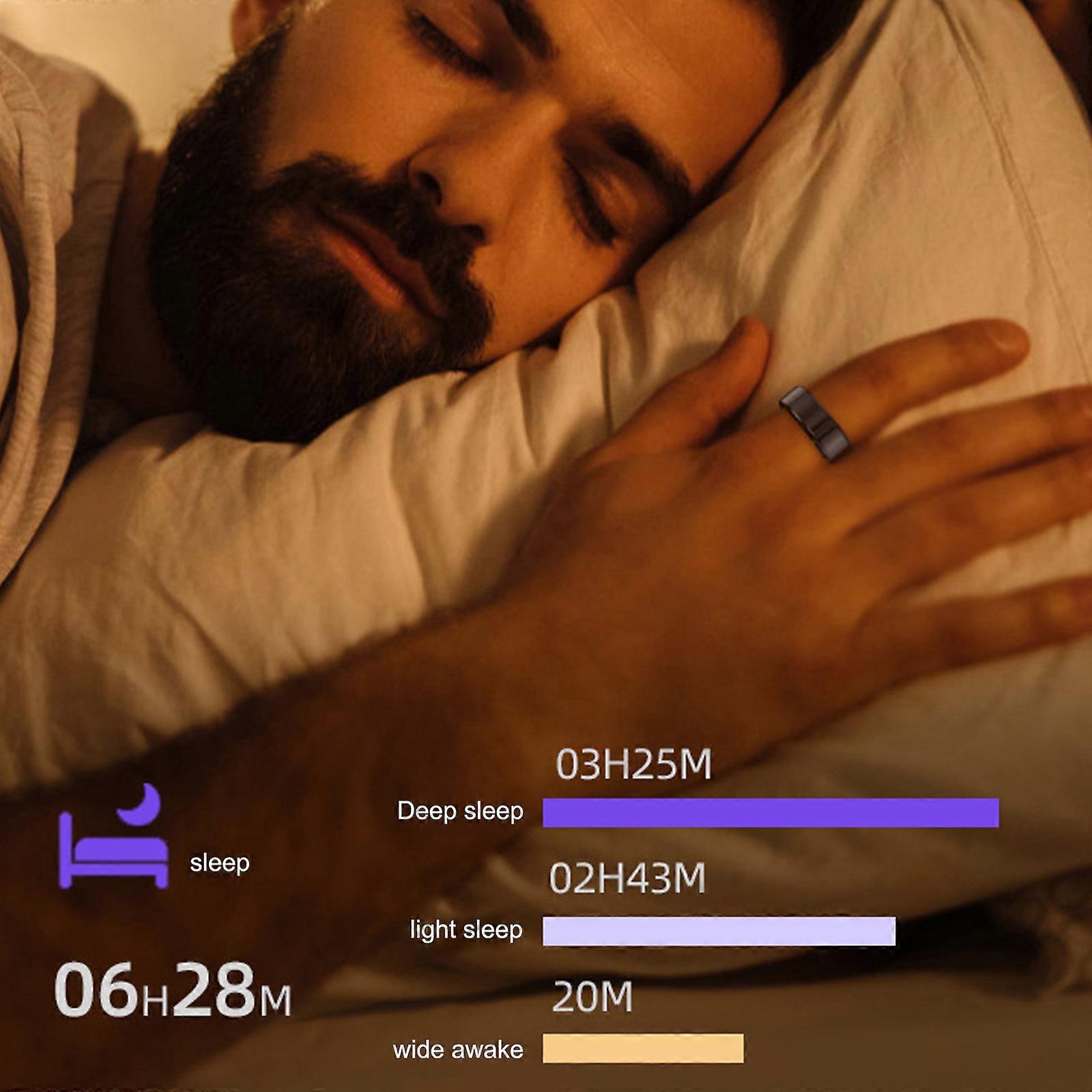 View of Smart Rings for Men & Women, Fitness Tracker Ring with Sleep Monitoring ...