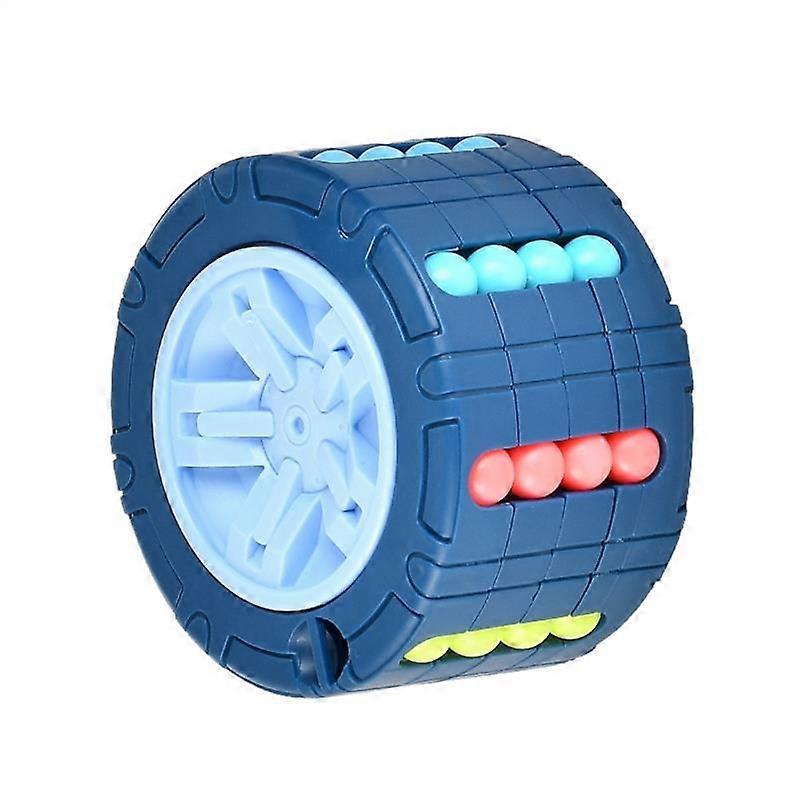 3D Cylinder Puzzle Toy Magical Bean Cylinder Gyro Rotate And Slide Puzzle Games Relieve Stress Toy For Children