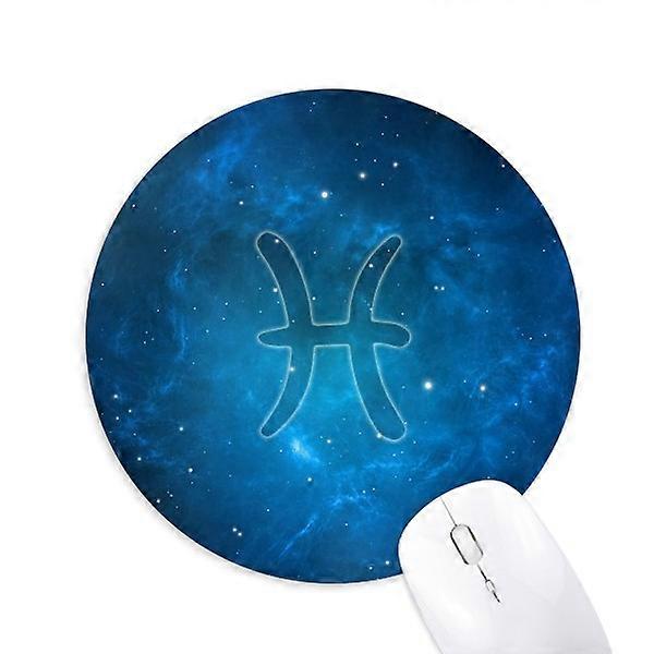Starry Night Pisces Zodiac Constellation Mouse Pad