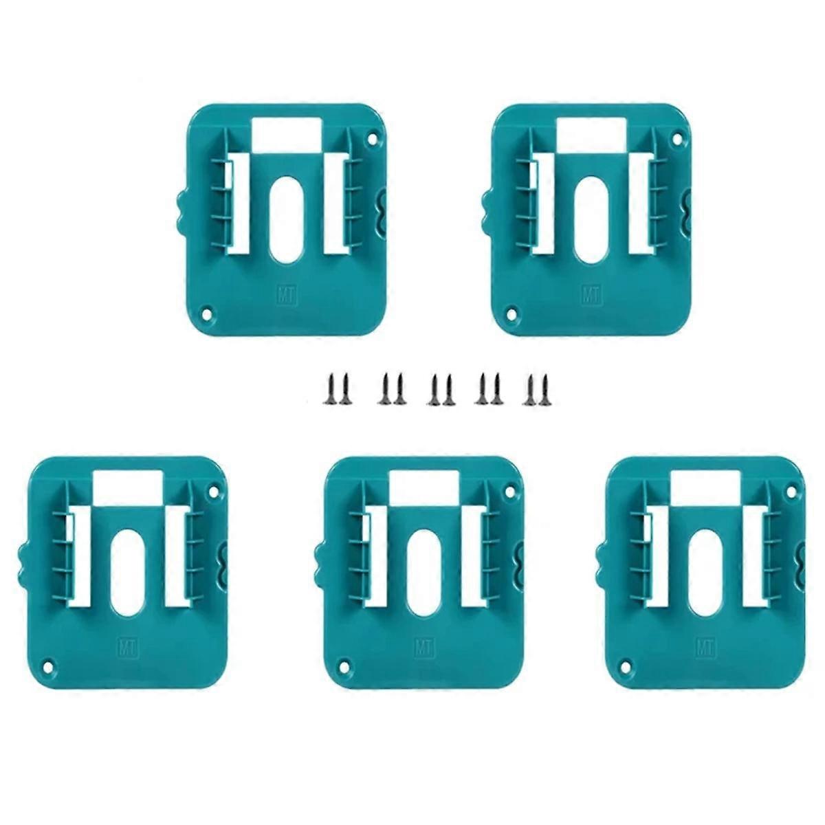 5PCS Battery Holder for 18V Li-Ion Battery Storage Mounts Dock Holder Fit for BL1860 BL1850 BL1840
