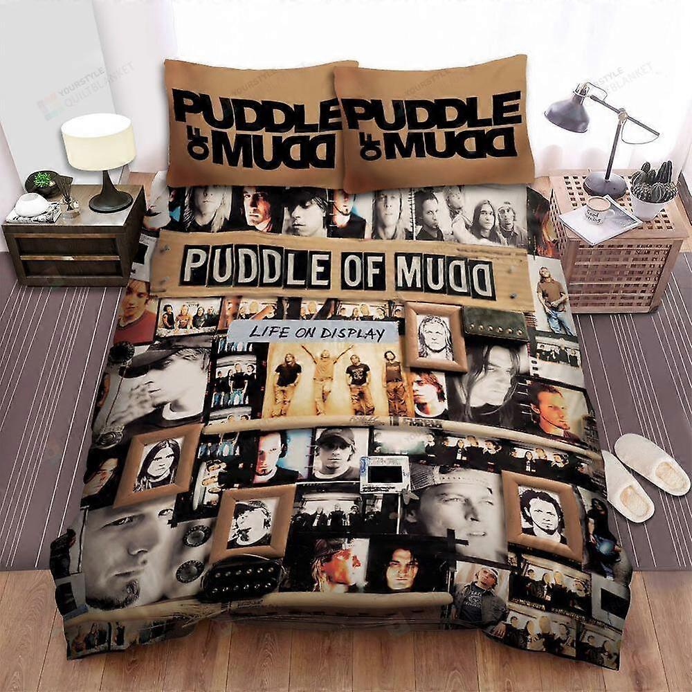 v572 Lençóis Poça De Mudd Quebra-cabeça Álbum Capa De Edredão Conjunto Decoração Do Quarto Lençóis IU572
