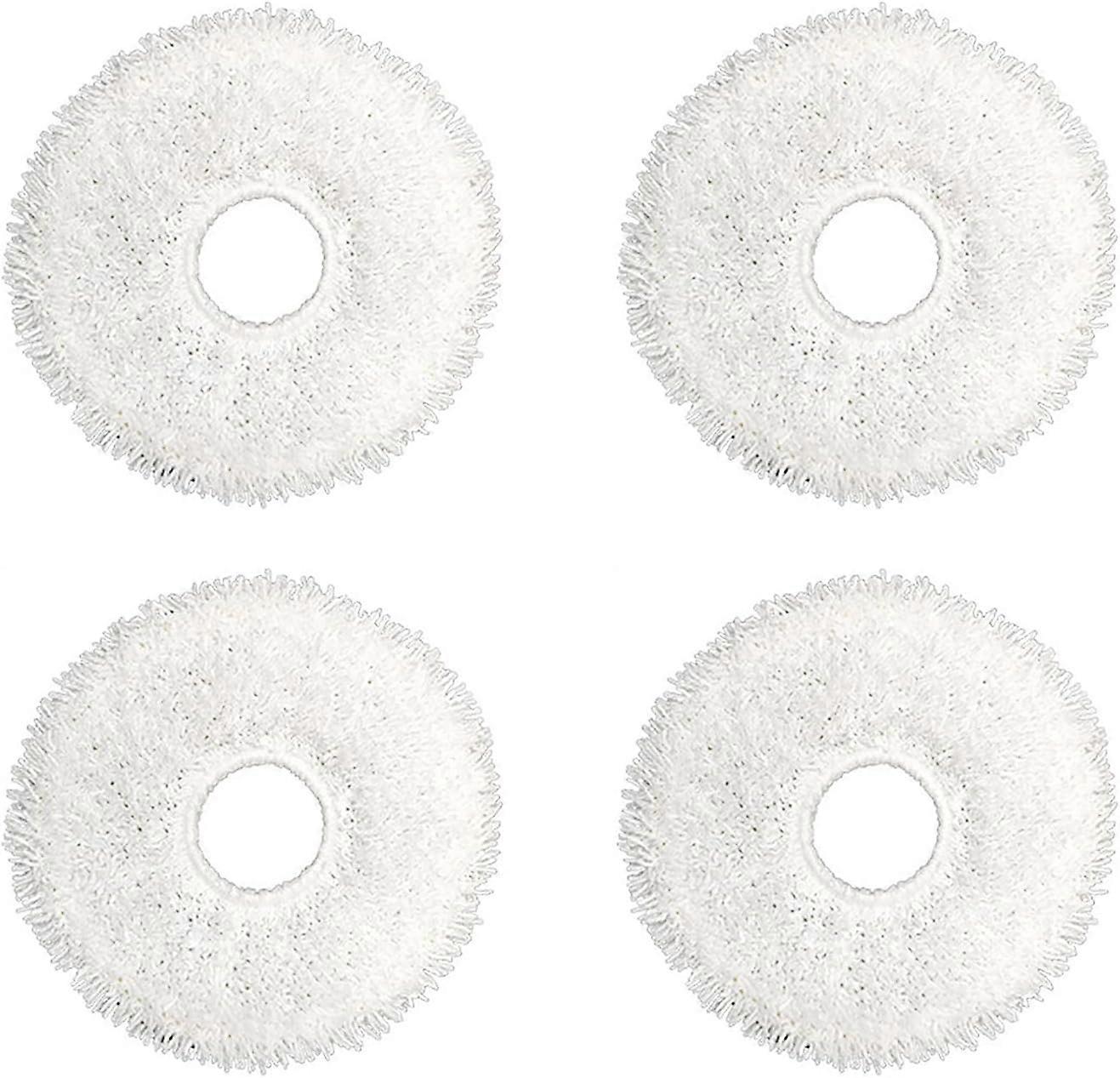 4 Pack Absorbent Replacement Mop Pads for Sweeping Robot