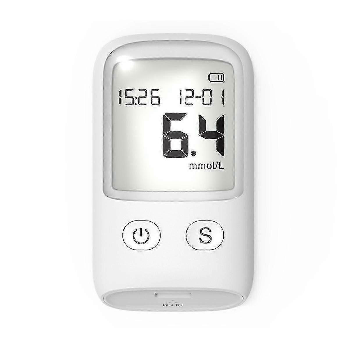 Hemoglobin Tester Hemoglobin Test Kit Glucometer Measures Blood Glucose, 50 Tests-B17