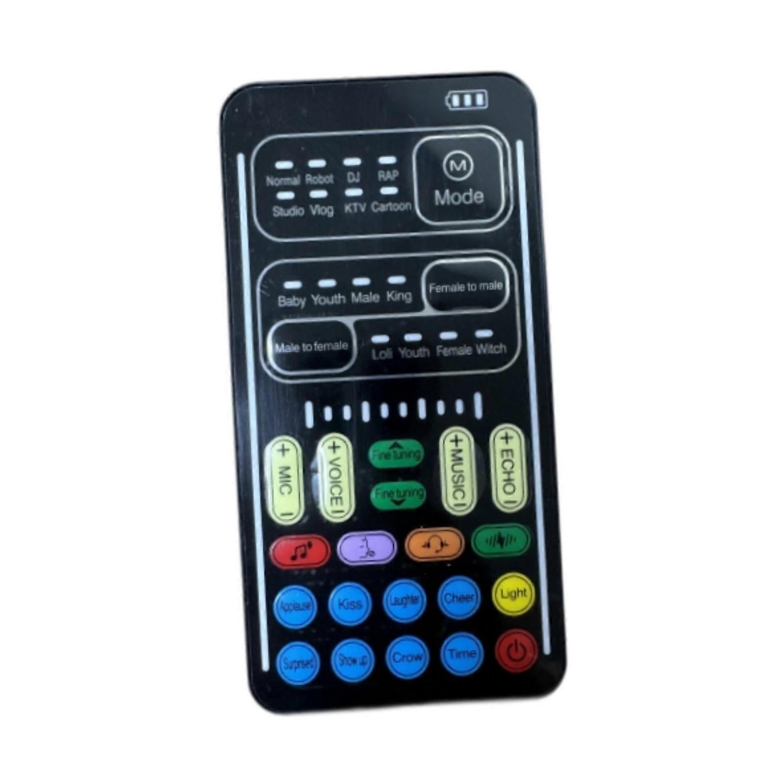 Voice Changer Compact Voice Changing Device for Game Computer Live Broadcast
