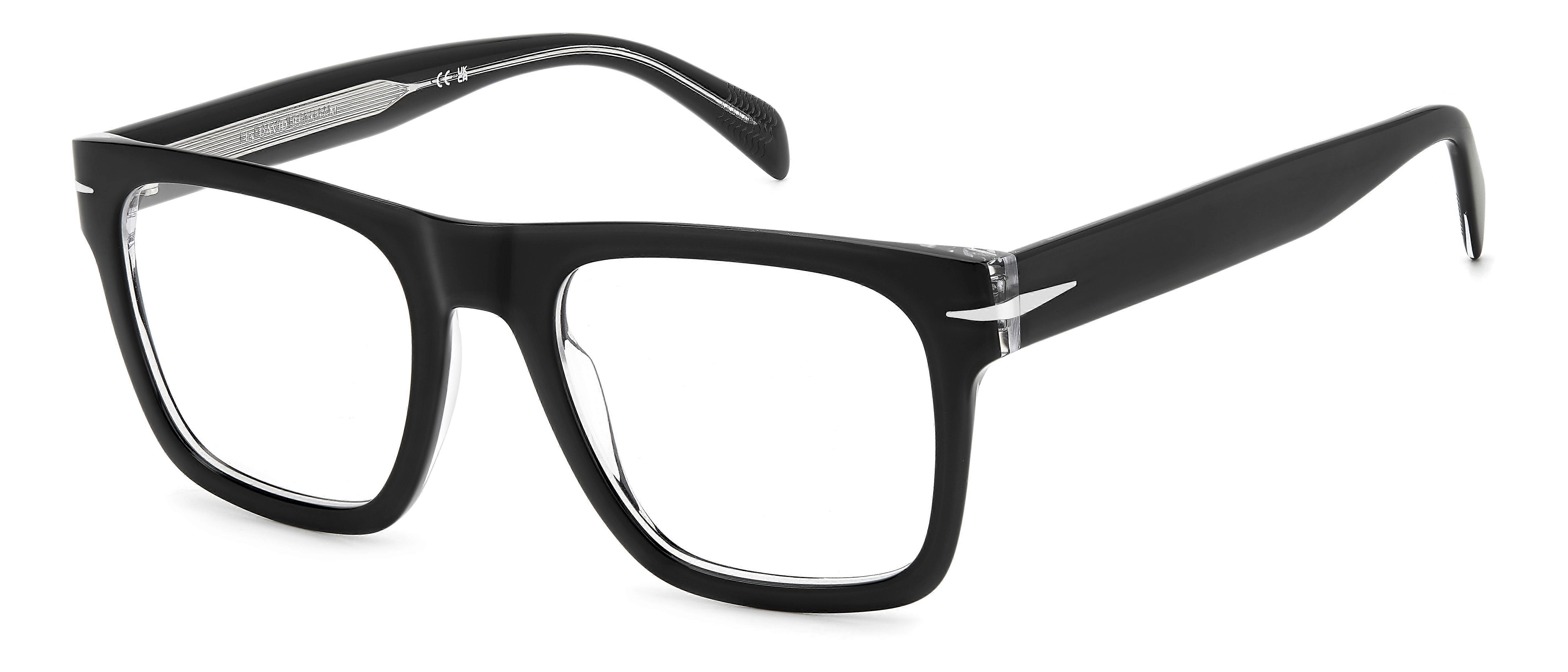 Eyewear Frames DAVID BECKHAM DB 7020/FLAT 7C5 BLACK CRYSTAL 51/21/145 MAN