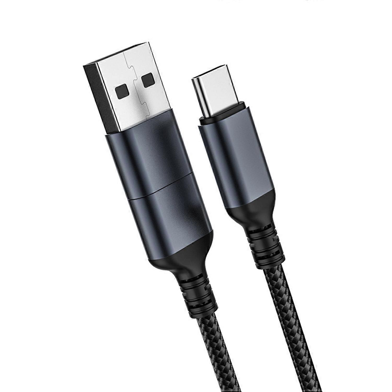 Type-C Data Cable 2-in-1 Plug Play Stable Output Portable 3A Fast Charging 1.2m Mobile Phone Charger