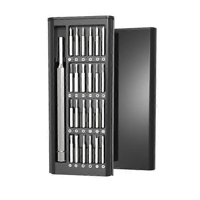 Screwdriver Set - INF - 25 Pieces - Aluminum Alloy - Black - Phillips