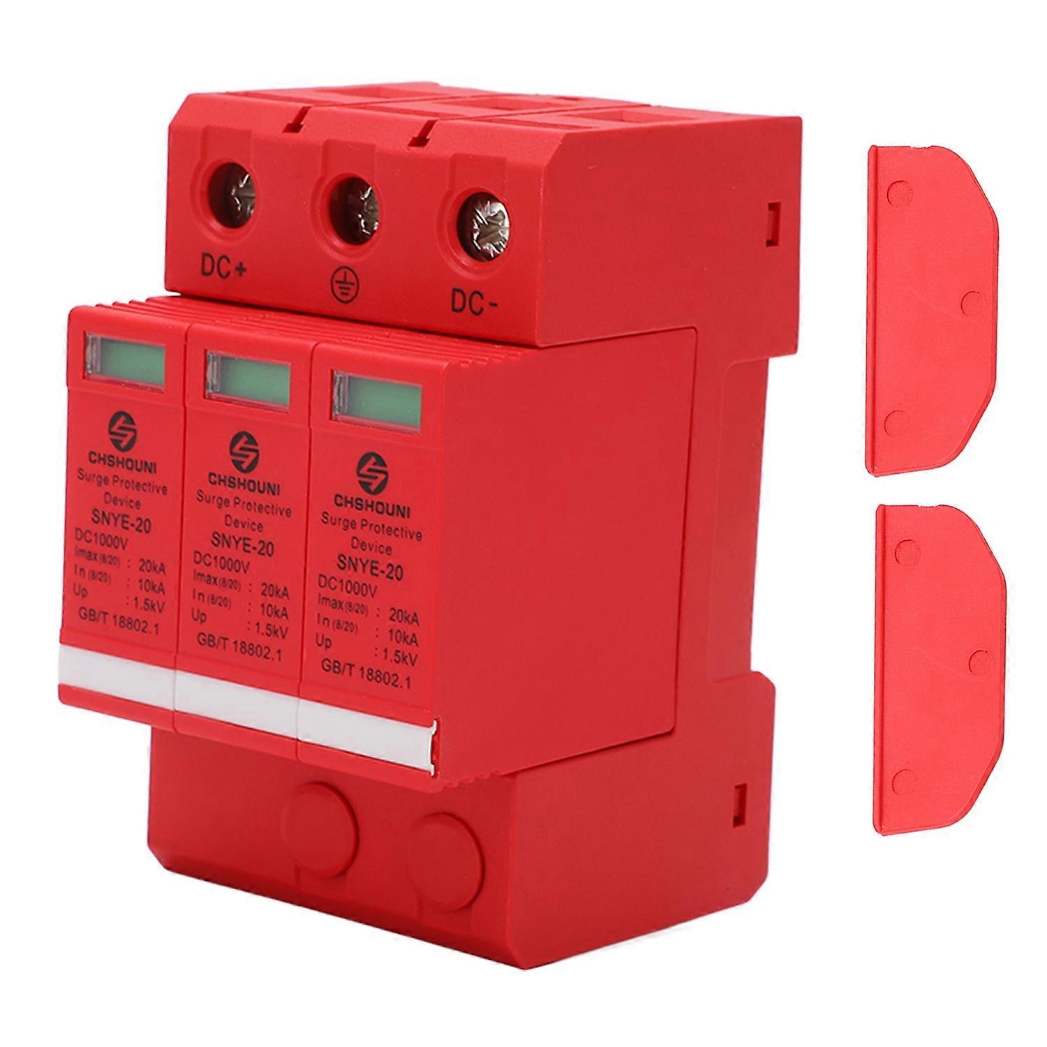 DC PV Surge Protector Fireproof Anti Corrosion Orange Surge Protective Device for Distribution Box 1
