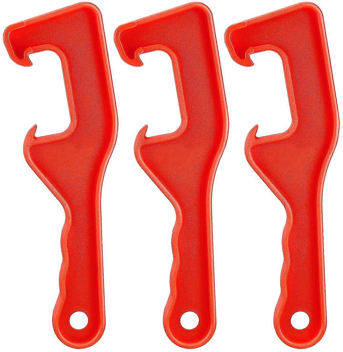 3 Pieces 5 Gallon Plastic Buet Lid er Paint Can Lid er For e Office ing Tools (red)